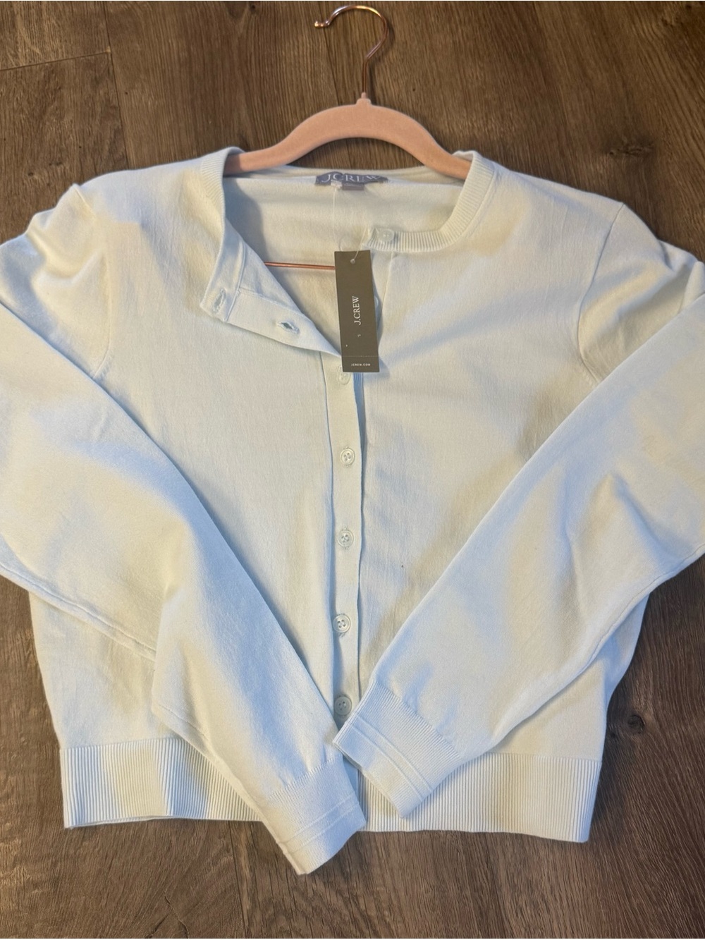 New! J. Crew Jackie cardigan in Sheer Blue - Picture 3 of 10